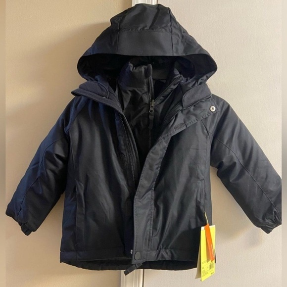 all in motion Other - All in Motion Kids Black Puffer Jacket 2 in 1 XS NWT